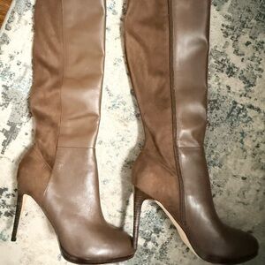 Nine West Brown Heeled Boots